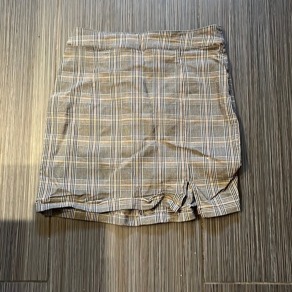 garage plaid mini skirt - Picture 1 of 1
